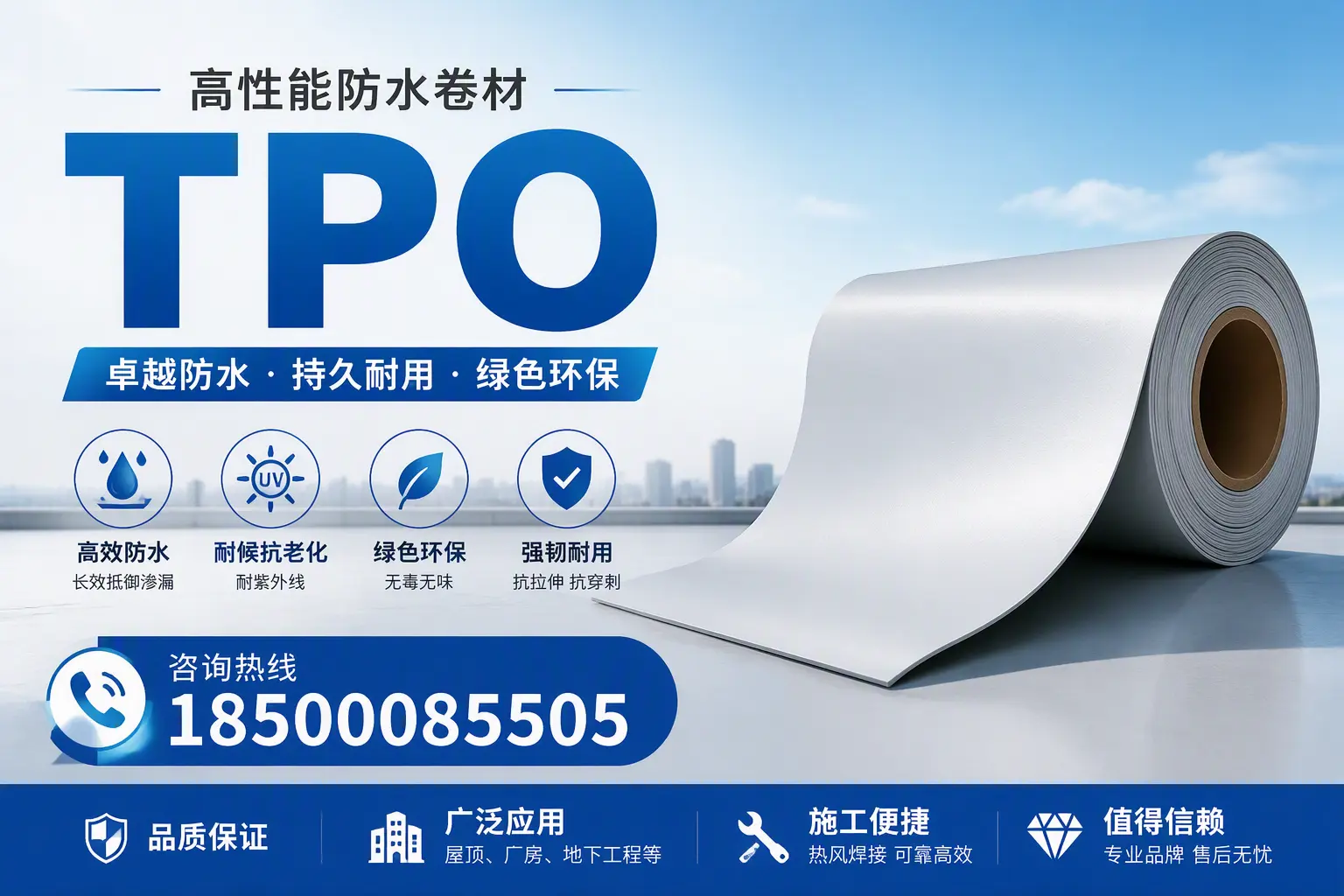 TPO材料的环保特性及其在庆阳的应用